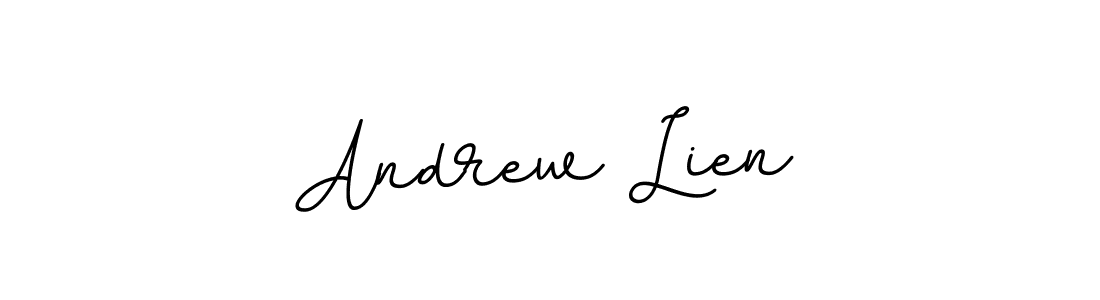 Make a beautiful signature design for name Andrew Lien. With this signature (BallpointsItalic-DORy9) style, you can create a handwritten signature for free. Andrew Lien signature style 11 images and pictures png