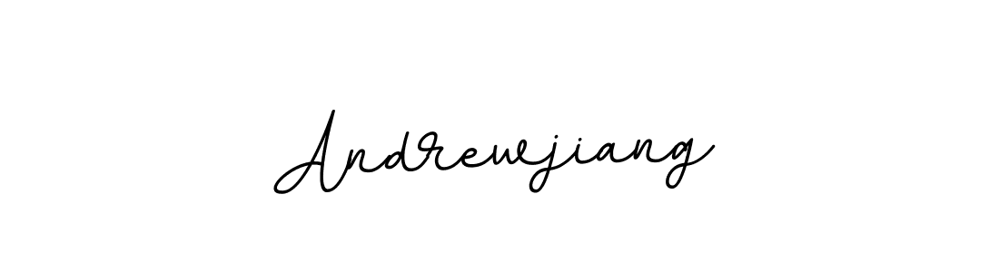 How to make Andrewjiang name signature. Use BallpointsItalic-DORy9 style for creating short signs online. This is the latest handwritten sign. Andrewjiang signature style 11 images and pictures png