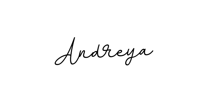 Andreya stylish signature style. Best Handwritten Sign (BallpointsItalic-DORy9) for my name. Handwritten Signature Collection Ideas for my name Andreya. Andreya signature style 11 images and pictures png