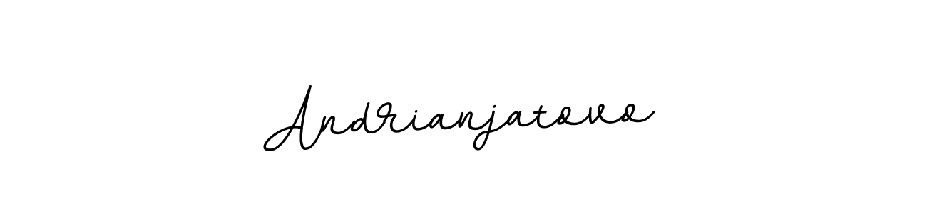 The best way (BallpointsItalic-DORy9) to make a short signature is to pick only two or three words in your name. The name Andrianjatovo include a total of six letters. For converting this name. Andrianjatovo signature style 11 images and pictures png