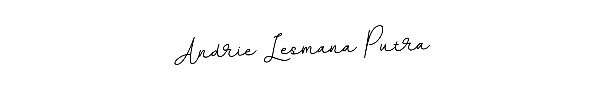 Andrie Lesmana Putra stylish signature style. Best Handwritten Sign (BallpointsItalic-DORy9) for my name. Handwritten Signature Collection Ideas for my name Andrie Lesmana Putra. Andrie Lesmana Putra signature style 11 images and pictures png