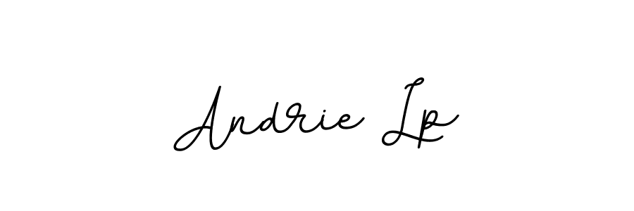 Make a beautiful signature design for name Andrie Lp. With this signature (BallpointsItalic-DORy9) style, you can create a handwritten signature for free. Andrie Lp signature style 11 images and pictures png