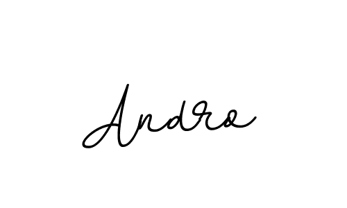 How to make Andro name signature. Use BallpointsItalic-DORy9 style for creating short signs online. This is the latest handwritten sign. Andro signature style 11 images and pictures png