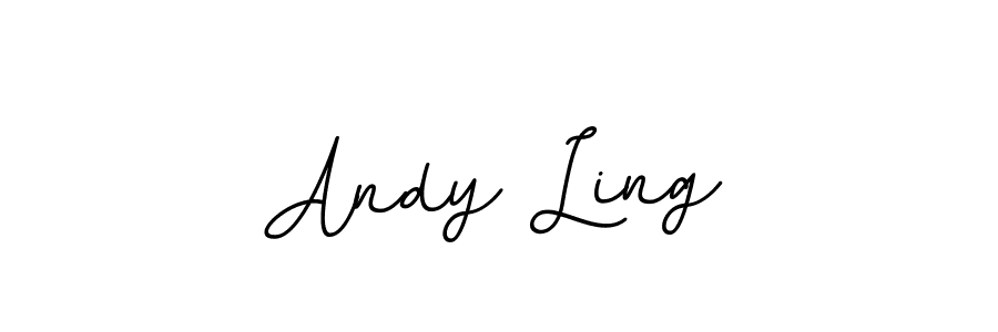 How to make Andy Ling name signature. Use BallpointsItalic-DORy9 style for creating short signs online. This is the latest handwritten sign. Andy Ling signature style 11 images and pictures png