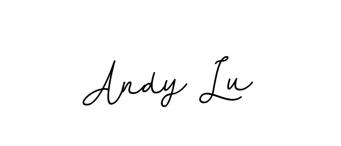 Design your own signature with our free online signature maker. With this signature software, you can create a handwritten (BallpointsItalic-DORy9) signature for name Andy Lu. Andy Lu signature style 11 images and pictures png