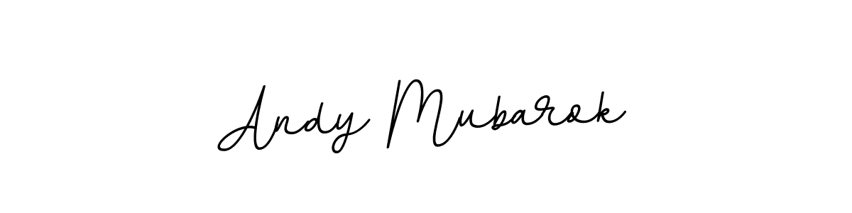 Make a beautiful signature design for name Andy Mubarok. With this signature (BallpointsItalic-DORy9) style, you can create a handwritten signature for free. Andy Mubarok signature style 11 images and pictures png