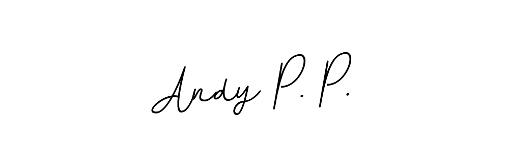 if you are searching for the best signature style for your name Andy P. P.. so please give up your signature search. here we have designed multiple signature styles  using BallpointsItalic-DORy9. Andy P. P. signature style 11 images and pictures png