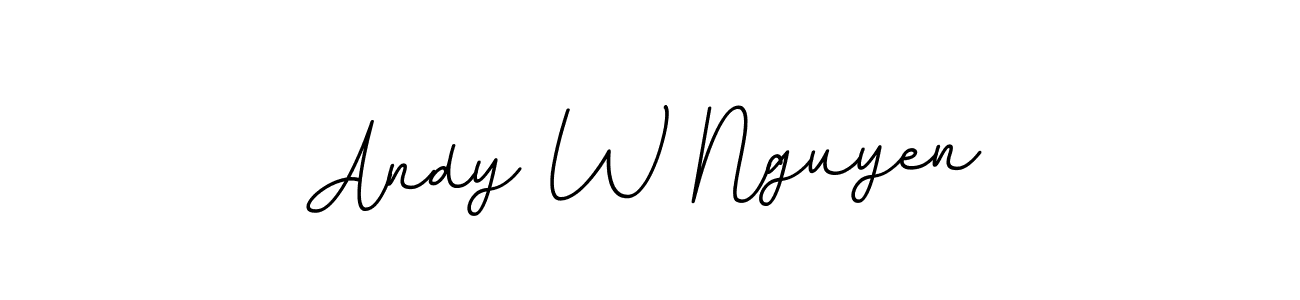 Make a beautiful signature design for name Andy W Nguyen. Use this online signature maker to create a handwritten signature for free. Andy W Nguyen signature style 11 images and pictures png