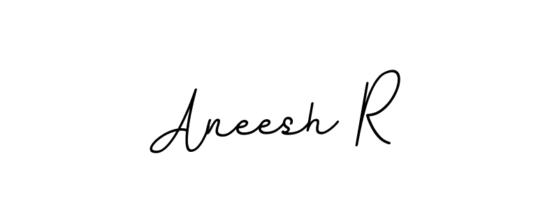 Design your own signature with our free online signature maker. With this signature software, you can create a handwritten (BallpointsItalic-DORy9) signature for name Aneesh R. Aneesh R signature style 11 images and pictures png