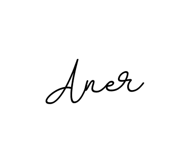 You should practise on your own different ways (BallpointsItalic-DORy9) to write your name (Aner) in signature. don't let someone else do it for you. Aner signature style 11 images and pictures png