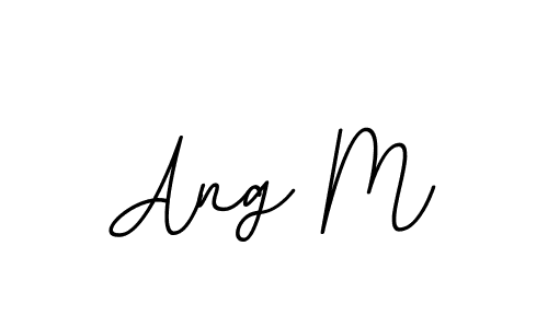 How to Draw Ang M signature style? BallpointsItalic-DORy9 is a latest design signature styles for name Ang M. Ang M signature style 11 images and pictures png