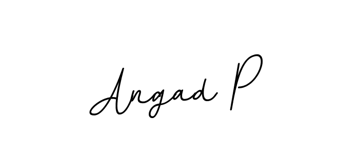 It looks lik you need a new signature style for name Angad P. Design unique handwritten (BallpointsItalic-DORy9) signature with our free signature maker in just a few clicks. Angad P signature style 11 images and pictures png