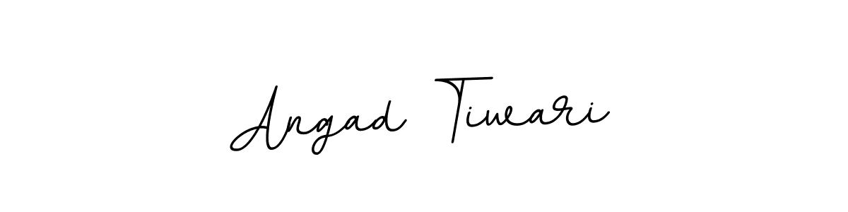 Similarly BallpointsItalic-DORy9 is the best handwritten signature design. Signature creator online .You can use it as an online autograph creator for name Angad Tiwari. Angad Tiwari signature style 11 images and pictures png