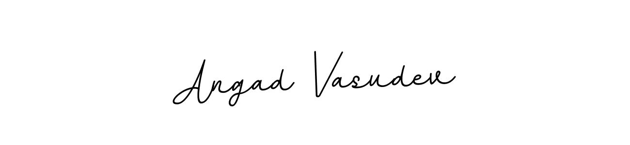 Make a beautiful signature design for name Angad Vasudev. With this signature (BallpointsItalic-DORy9) style, you can create a handwritten signature for free. Angad Vasudev signature style 11 images and pictures png