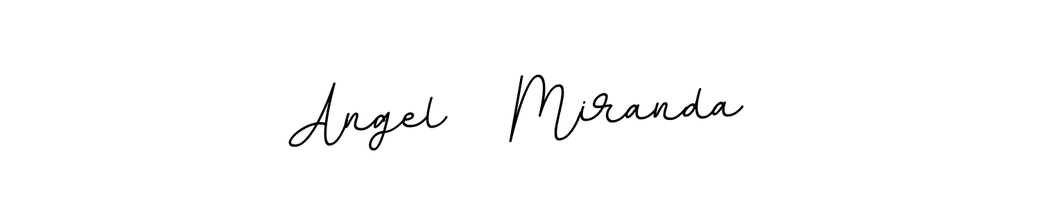 Angel   Miranda stylish signature style. Best Handwritten Sign (BallpointsItalic-DORy9) for my name. Handwritten Signature Collection Ideas for my name Angel   Miranda. Angel   Miranda signature style 11 images and pictures png