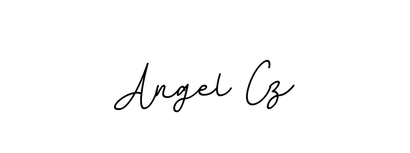 Use a signature maker to create a handwritten signature online. With this signature software, you can design (BallpointsItalic-DORy9) your own signature for name Angel Cz. Angel Cz signature style 11 images and pictures png
