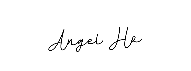 You should practise on your own different ways (BallpointsItalic-DORy9) to write your name (Angel Ho) in signature. don't let someone else do it for you. Angel Ho signature style 11 images and pictures png