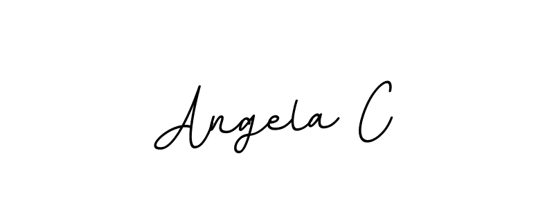 It looks lik you need a new signature style for name Angela C. Design unique handwritten (BallpointsItalic-DORy9) signature with our free signature maker in just a few clicks. Angela C signature style 11 images and pictures png