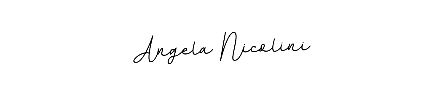 You should practise on your own different ways (BallpointsItalic-DORy9) to write your name (Angela Nicolini) in signature. don't let someone else do it for you. Angela Nicolini signature style 11 images and pictures png