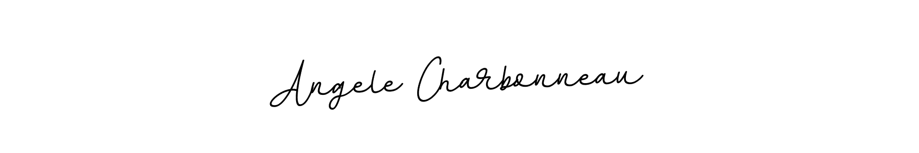 It looks lik you need a new signature style for name Angele Charbonneau. Design unique handwritten (BallpointsItalic-DORy9) signature with our free signature maker in just a few clicks. Angele Charbonneau signature style 11 images and pictures png