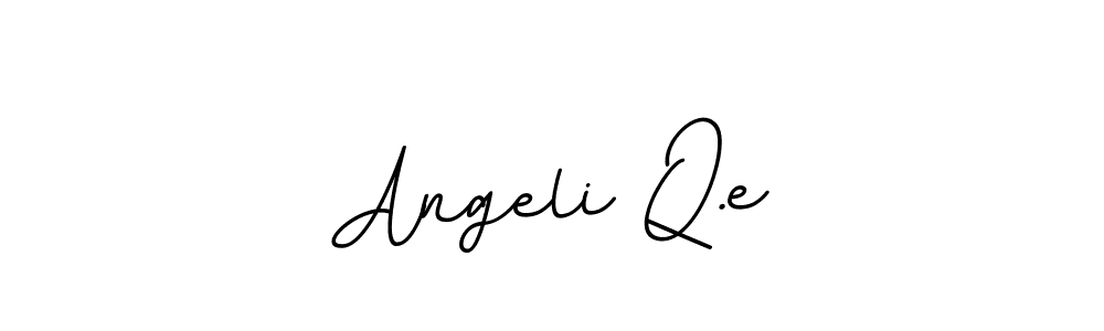 Use a signature maker to create a handwritten signature online. With this signature software, you can design (BallpointsItalic-DORy9) your own signature for name Angeli Q.e. Angeli Q.e signature style 11 images and pictures png