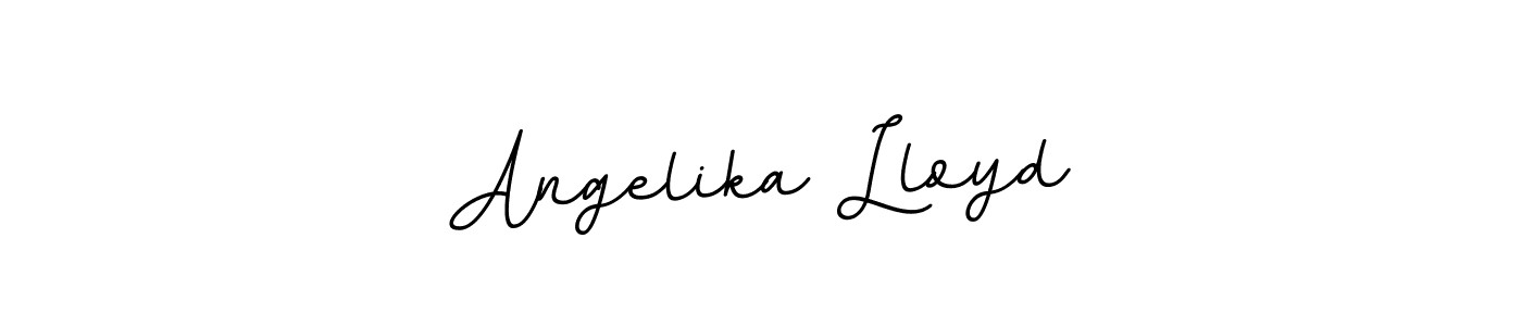 Make a beautiful signature design for name Angelika Lloyd. With this signature (BallpointsItalic-DORy9) style, you can create a handwritten signature for free. Angelika Lloyd signature style 11 images and pictures png
