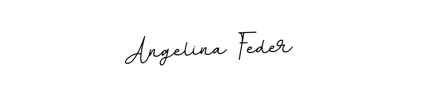 Make a beautiful signature design for name Angelina Feder. With this signature (BallpointsItalic-DORy9) style, you can create a handwritten signature for free. Angelina Feder signature style 11 images and pictures png