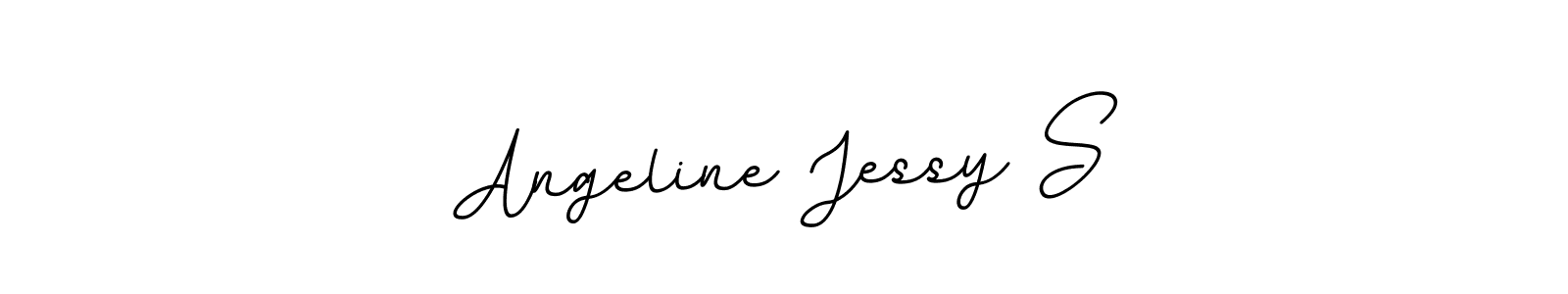 Create a beautiful signature design for name Angeline Jessy S. With this signature (BallpointsItalic-DORy9) fonts, you can make a handwritten signature for free. Angeline Jessy S signature style 11 images and pictures png