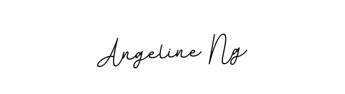 Angeline Ng stylish signature style. Best Handwritten Sign (BallpointsItalic-DORy9) for my name. Handwritten Signature Collection Ideas for my name Angeline Ng. Angeline Ng signature style 11 images and pictures png