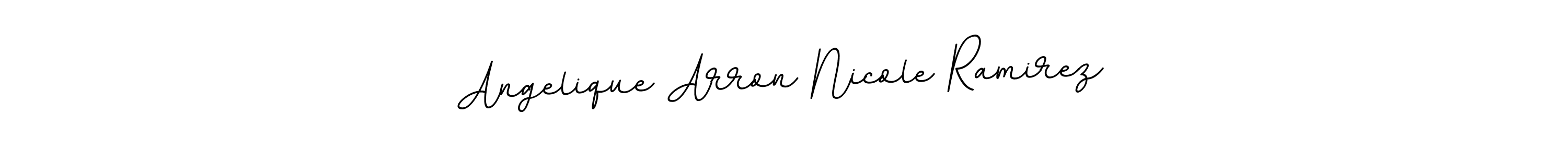 Use a signature maker to create a handwritten signature online. With this signature software, you can design (BallpointsItalic-DORy9) your own signature for name Angelique Arron Nicole Ramirez. Angelique Arron Nicole Ramirez signature style 11 images and pictures png