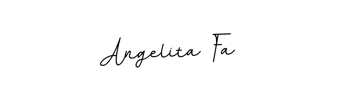 How to make Angelita Fa signature? BallpointsItalic-DORy9 is a professional autograph style. Create handwritten signature for Angelita Fa name. Angelita Fa signature style 11 images and pictures png