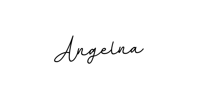 Angelna stylish signature style. Best Handwritten Sign (BallpointsItalic-DORy9) for my name. Handwritten Signature Collection Ideas for my name Angelna. Angelna signature style 11 images and pictures png