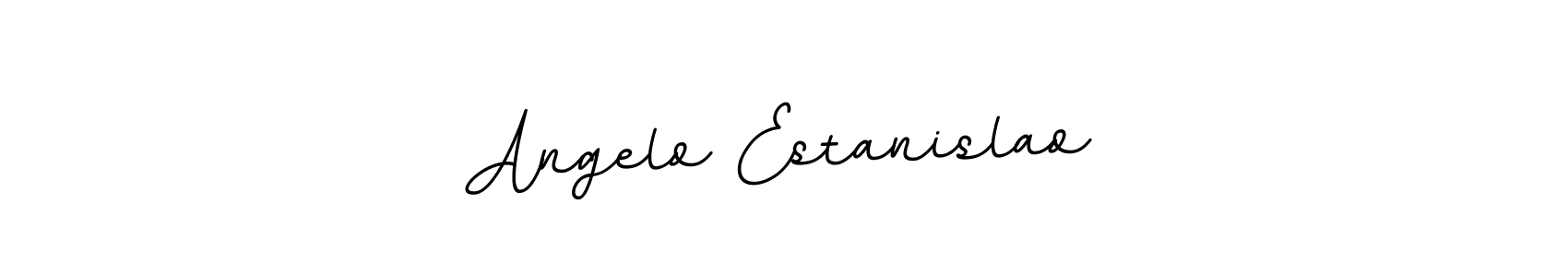 Design your own signature with our free online signature maker. With this signature software, you can create a handwritten (BallpointsItalic-DORy9) signature for name Angelo Estanislao. Angelo Estanislao signature style 11 images and pictures png