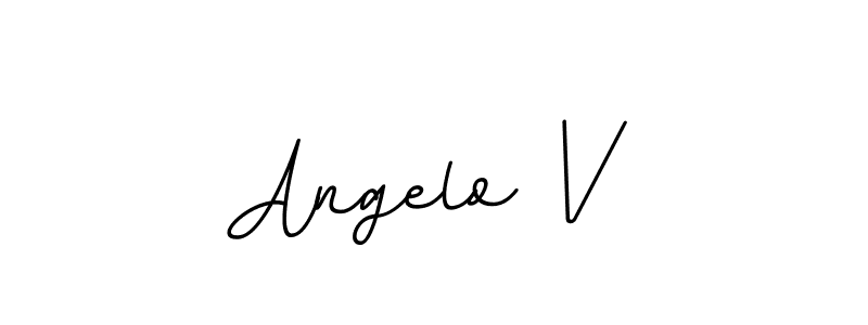 It looks lik you need a new signature style for name Angelo V. Design unique handwritten (BallpointsItalic-DORy9) signature with our free signature maker in just a few clicks. Angelo V signature style 11 images and pictures png