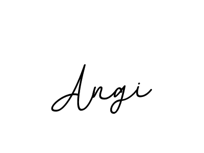 How to make Angi name signature. Use BallpointsItalic-DORy9 style for creating short signs online. This is the latest handwritten sign. Angi signature style 11 images and pictures png