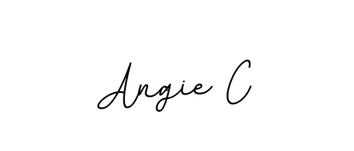 This is the best signature style for the Angie C name. Also you like these signature font (BallpointsItalic-DORy9). Mix name signature. Angie C signature style 11 images and pictures png