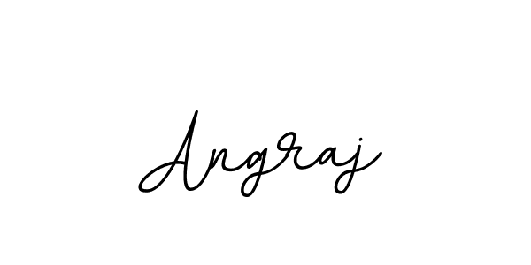 Design your own signature with our free online signature maker. With this signature software, you can create a handwritten (BallpointsItalic-DORy9) signature for name Angraj. Angraj signature style 11 images and pictures png