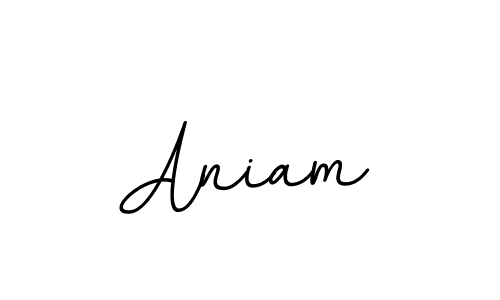 Create a beautiful signature design for name Aniam. With this signature (BallpointsItalic-DORy9) fonts, you can make a handwritten signature for free. Aniam signature style 11 images and pictures png