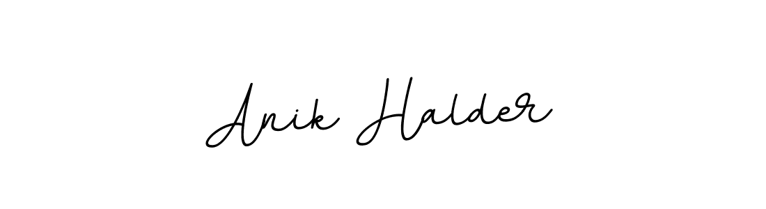 if you are searching for the best signature style for your name Anik Halder. so please give up your signature search. here we have designed multiple signature styles  using BallpointsItalic-DORy9. Anik Halder signature style 11 images and pictures png