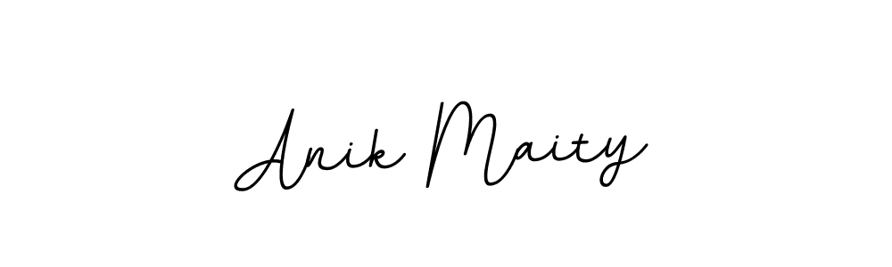 The best way (BallpointsItalic-DORy9) to make a short signature is to pick only two or three words in your name. The name Anik Maity include a total of six letters. For converting this name. Anik Maity signature style 11 images and pictures png