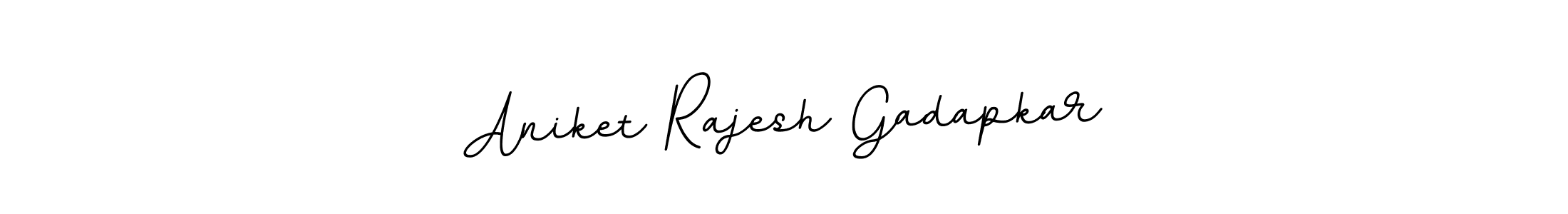 Aniket Rajesh Gadapkar stylish signature style. Best Handwritten Sign (BallpointsItalic-DORy9) for my name. Handwritten Signature Collection Ideas for my name Aniket Rajesh Gadapkar. Aniket Rajesh Gadapkar signature style 11 images and pictures png