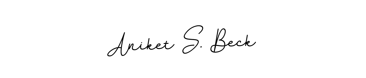 Also You can easily find your signature by using the search form. We will create Aniket S. Beck name handwritten signature images for you free of cost using BallpointsItalic-DORy9 sign style. Aniket S. Beck signature style 11 images and pictures png