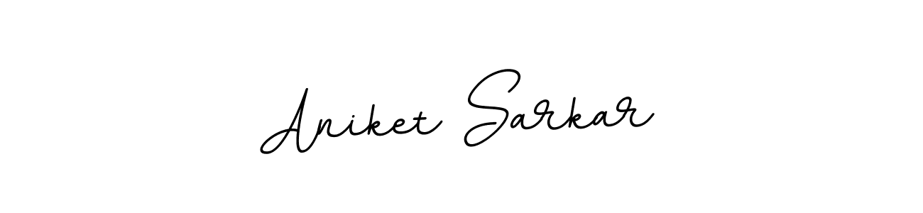 The best way (BallpointsItalic-DORy9) to make a short signature is to pick only two or three words in your name. The name Aniket Sarkar include a total of six letters. For converting this name. Aniket Sarkar signature style 11 images and pictures png