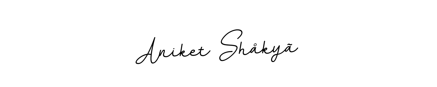 This is the best signature style for the Aniket Shåkyã name. Also you like these signature font (BallpointsItalic-DORy9). Mix name signature. Aniket Shåkyã signature style 11 images and pictures png