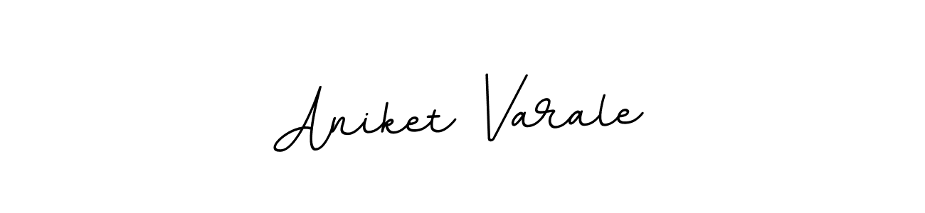 The best way (BallpointsItalic-DORy9) to make a short signature is to pick only two or three words in your name. The name Aniket Varale include a total of six letters. For converting this name. Aniket Varale signature style 11 images and pictures png