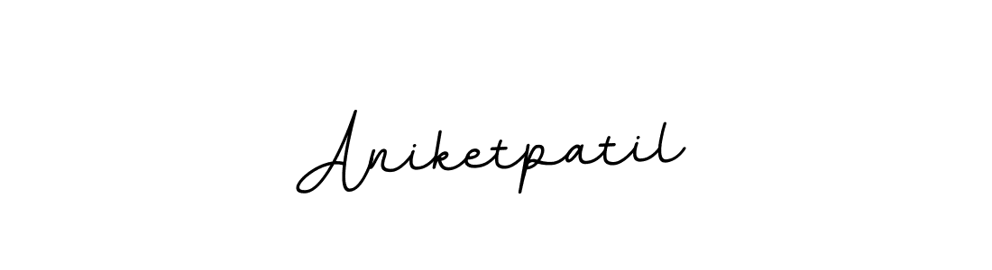 Make a beautiful signature design for name Aniketpatil. With this signature (BallpointsItalic-DORy9) style, you can create a handwritten signature for free. Aniketpatil signature style 11 images and pictures png