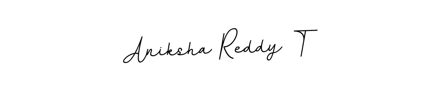Also we have Aniksha Reddy T name is the best signature style. Create professional handwritten signature collection using BallpointsItalic-DORy9 autograph style. Aniksha Reddy T signature style 11 images and pictures png
