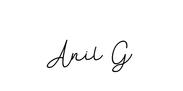 Make a beautiful signature design for name Anil G. With this signature (BallpointsItalic-DORy9) style, you can create a handwritten signature for free. Anil G signature style 11 images and pictures png