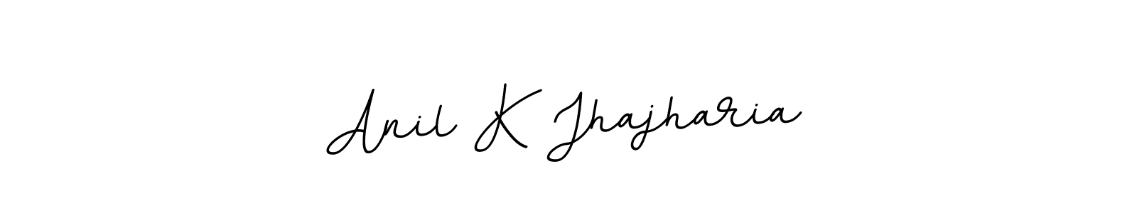 Design your own signature with our free online signature maker. With this signature software, you can create a handwritten (BallpointsItalic-DORy9) signature for name Anil K Jhajharia. Anil K Jhajharia signature style 11 images and pictures png