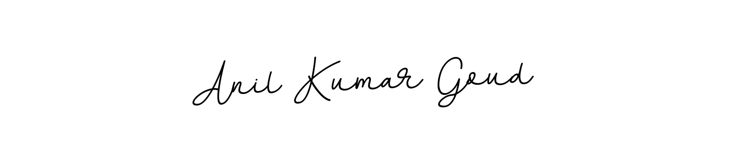 How to make Anil Kumar Goud name signature. Use BallpointsItalic-DORy9 style for creating short signs online. This is the latest handwritten sign. Anil Kumar Goud signature style 11 images and pictures png